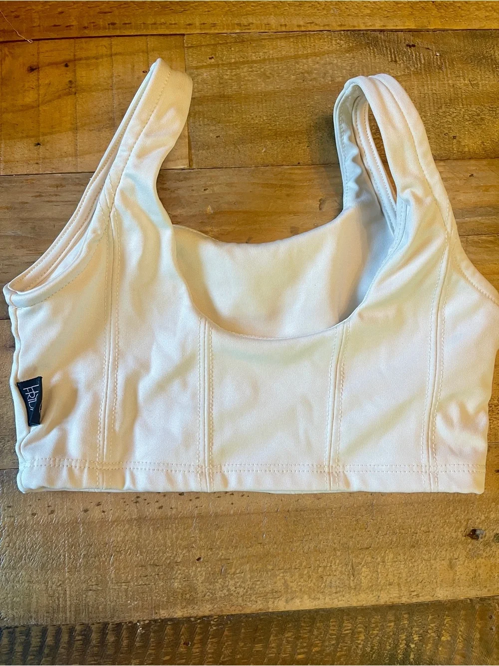 Tiger Friday White Dance Crop Top - child medium